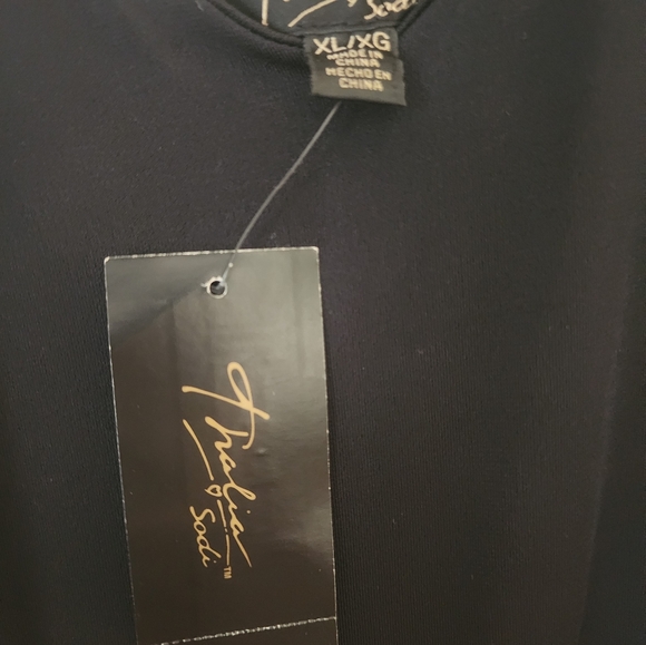 Thalia Sodi Women's Belted-Detail Maxi Dress (X-Large, Black)NWT - Picture 5 of 6